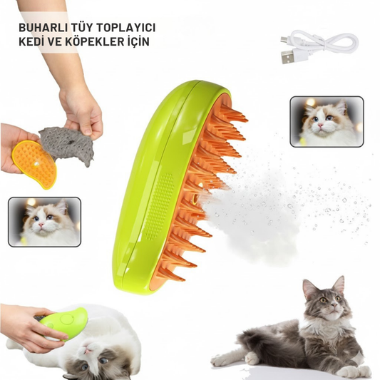 Patisetim Masajlı Tüy Toplama Tarağı